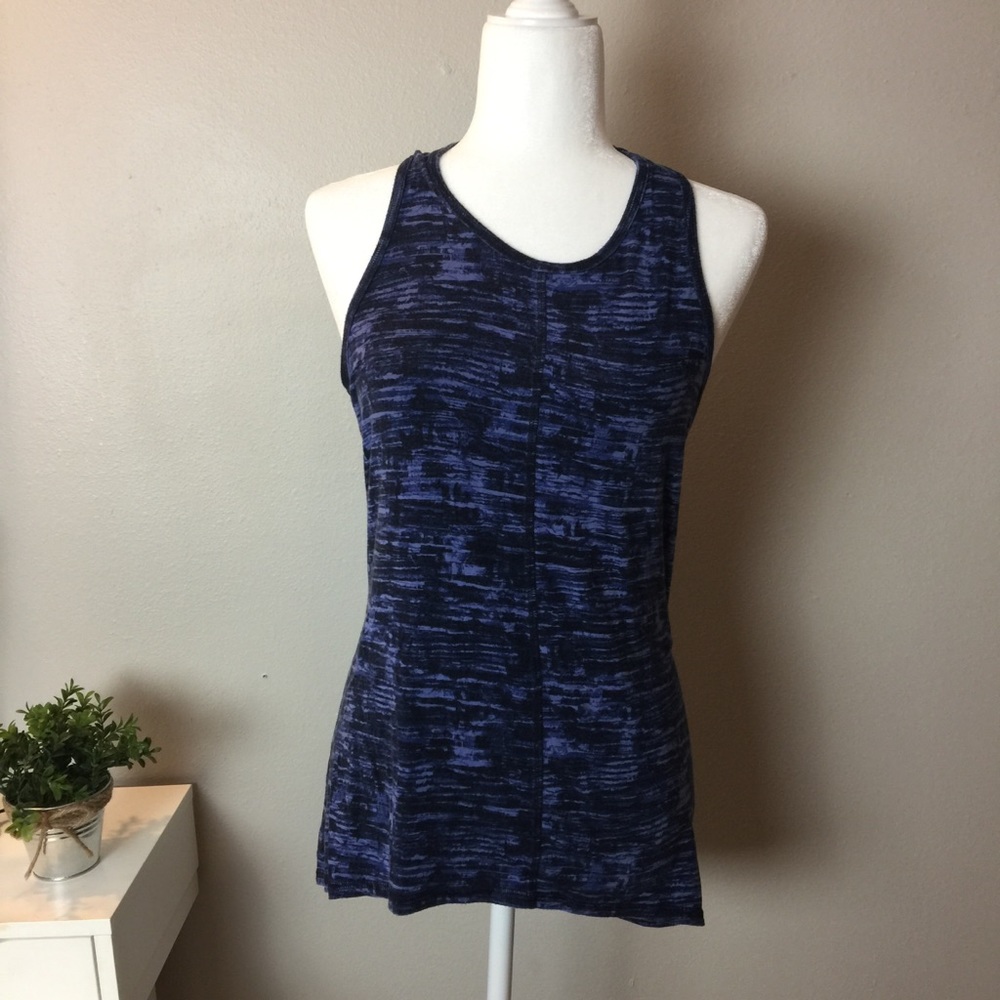 Athleta Blue Racerback Tank Top